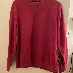 red crew neck, super cute, just don’t have a need for it anymore.